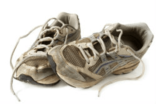 recycled tennis shoes