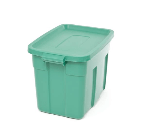 Rubbermaid Green Tote Recycling Bin 18 Gallon @