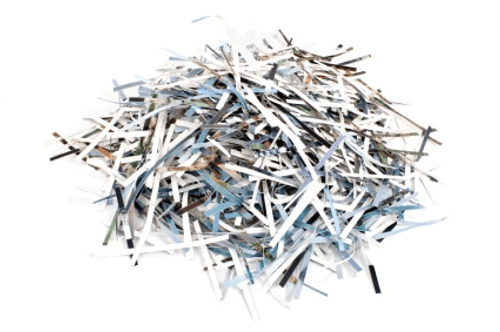Picture of shredded paper